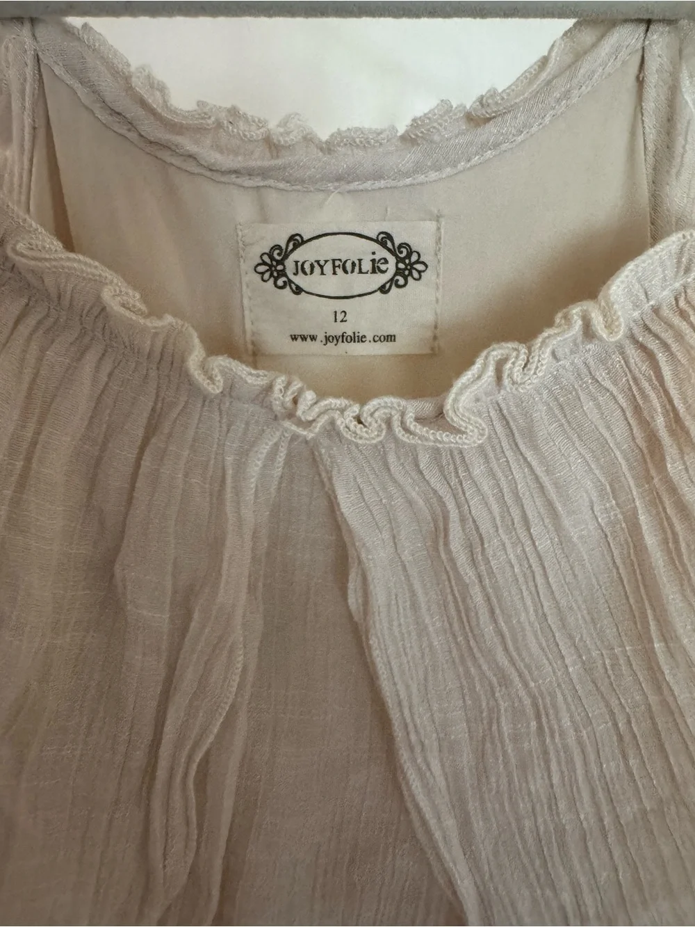 Cream Layered Ruffle Maxi Dress - Picture 7 of 7